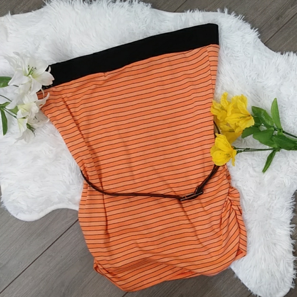 Women's Plus Size Summer Stripe Tube Top 1XL
